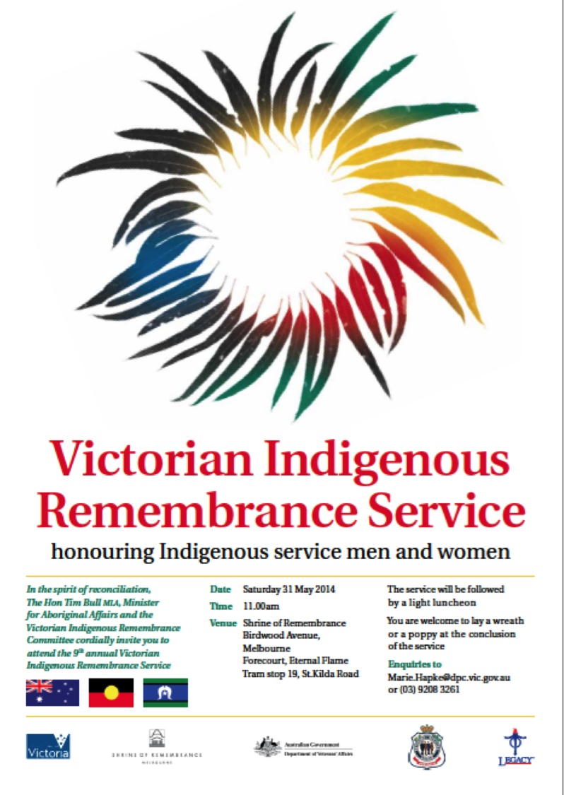 Victorian Indigenous Remembrance Service 